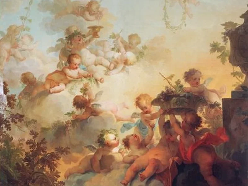 1731-Dirk van der Aa - Bambini che immaginano l'autunno, 1769